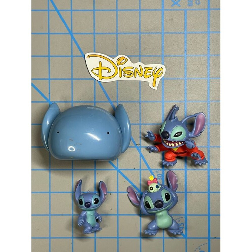 Disney Stitch Action Figure Toy Lot Experiment 626 Ohana Hawaii